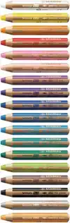 KLEURPOTLOOD STABILO 880 WOODY 3 IN 1