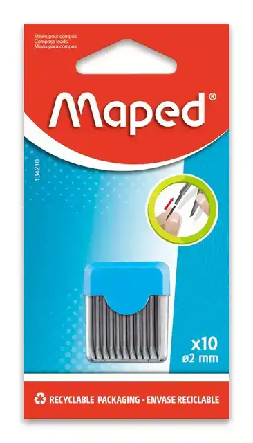 PASSERSTIFT MAPED 2MM SET Ã¡ 10 STUKS