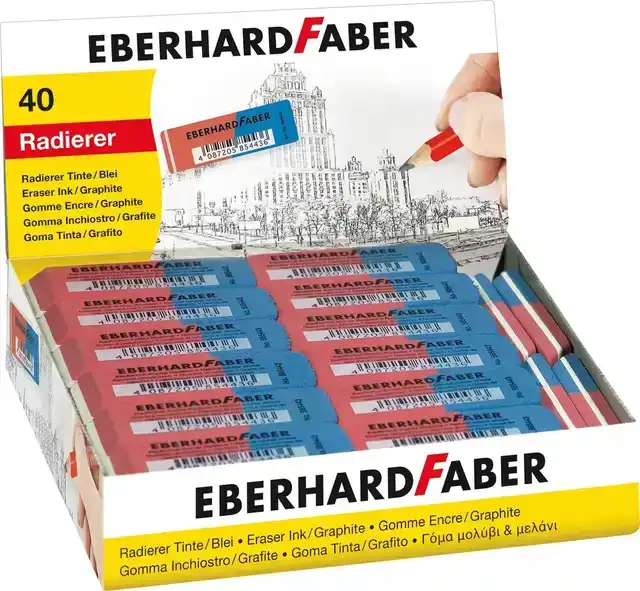 GUM EBERHARD FABER EF-585443 ROOD/BLAUW