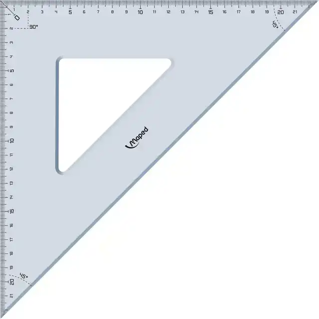 GEODRIEHOEK MAPED GEOMETRIC 32CM