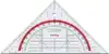 GEODRIEHOEK MAPED TECHNIC 16CM