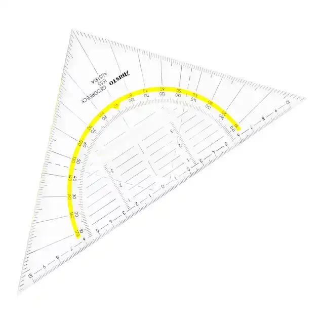 GEODRIEHOEK ARISTO 1555/2 225MM MET