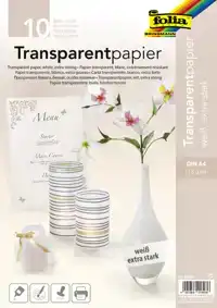 TRANSPARANT PAPIER FOLIA A4 115GR WIT