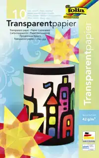 TRANSPARANT PAPIER FOLIA 18.5X29.7CM