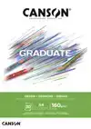 TEKENPAPIER CANSON GRADUATE 160GR A4