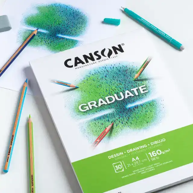 TEKENPAPIER CANSON GRADUATE 160GR A4