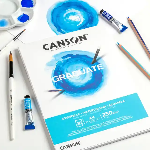 AQUARELPAPIER CANSON GRADUATE 20VEL