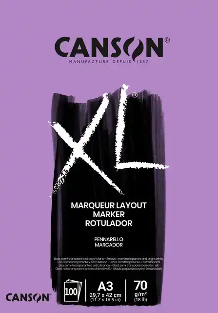 MARKERPAPIER CANSON XL MARKER 70GR A3