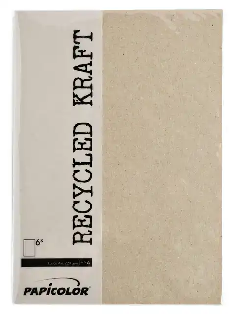 KOPIEERPAPIER PAPICOLOR A4 220GR KRAFT