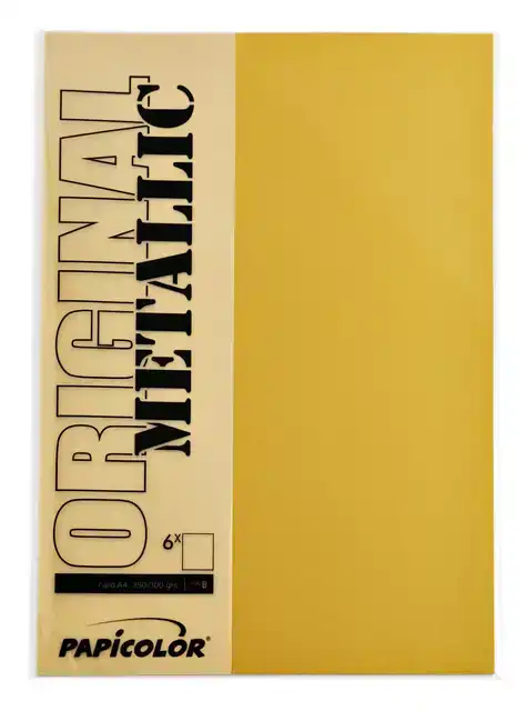 KOPIEERPAPIER PAPICOLOR A4 300GR GOUD