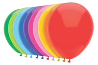 BALLONNEN GEKLEURD 20 STUKS 30 CM