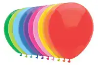 BALLONNEN GEKLEURD 20 STUKS 30 CM
