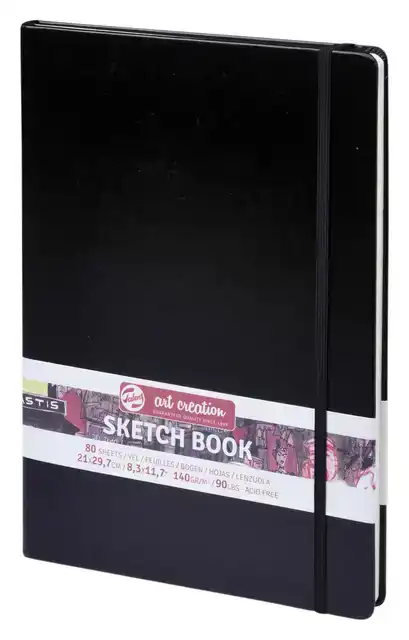 SCHETSBOEK TALENS ART CREATION ZWART