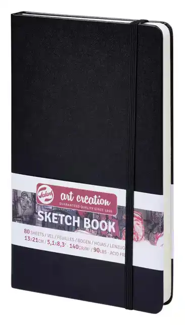 SCHETSBOEK TALENS ART CREATION ZWART