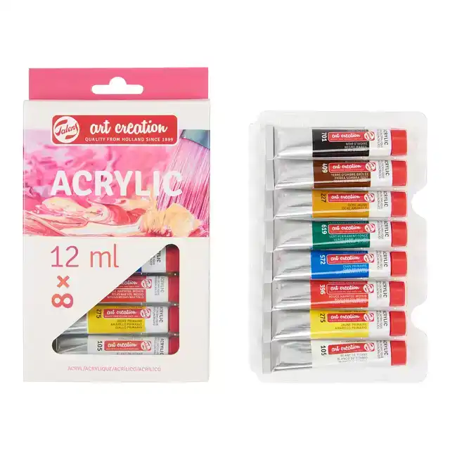 ACRYLVERF TAC MET STAPPENPLAN 12ML SET
