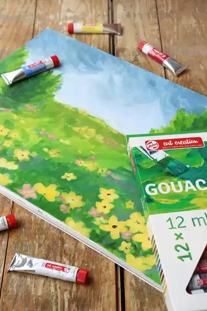 GOUACHE TALENS ART CREATION SET 8