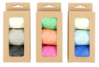 LINT RAFFIA ASSORTI ORANJE GROEN ROZE