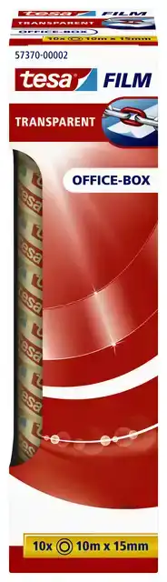 PLAKBAND TESAFILM 10MX15MM TRANSPARANT