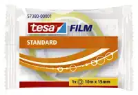 PLAKBAND TESAFILM STANDAARD 10MX15MM