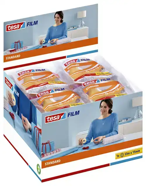 PLAKBAND TESAFILM STANDAARD 33MX15MM