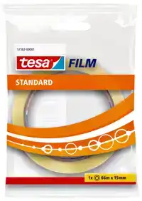 PLAKBAND TESAFILM STANDAARD 66MX15MM