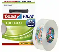 PLAKBAND TESAFILM ECO CLEAR 33MX19MM