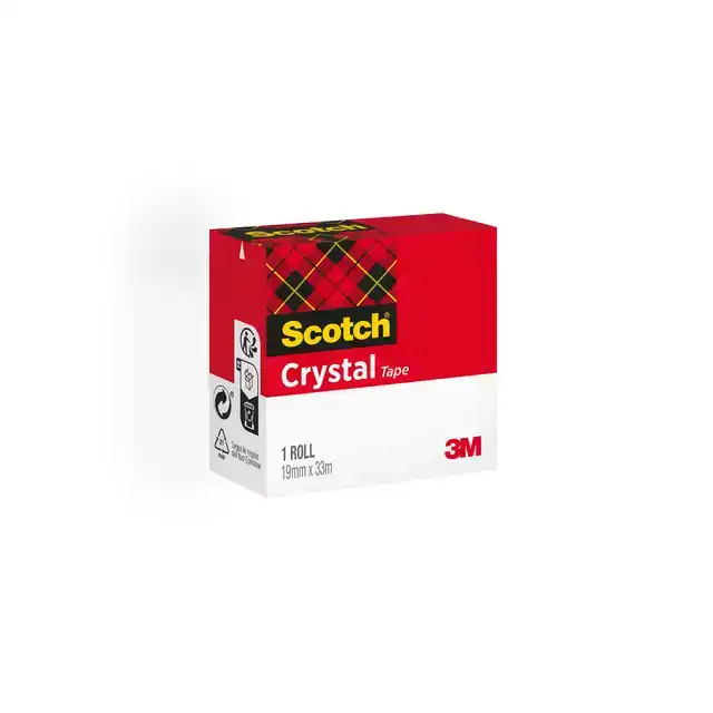 PLAKBAND SCOTCH CRYSTAL 600 19MMX33M