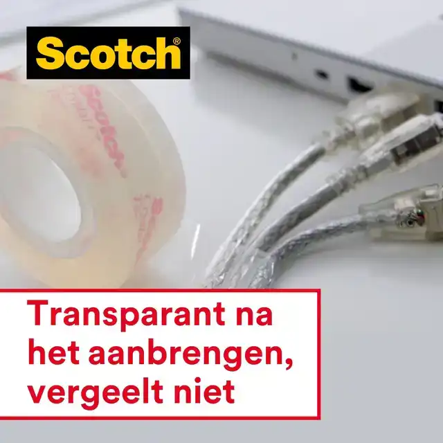 PLAKBAND SCOTCH CRYSTAL 600 19MMX33M