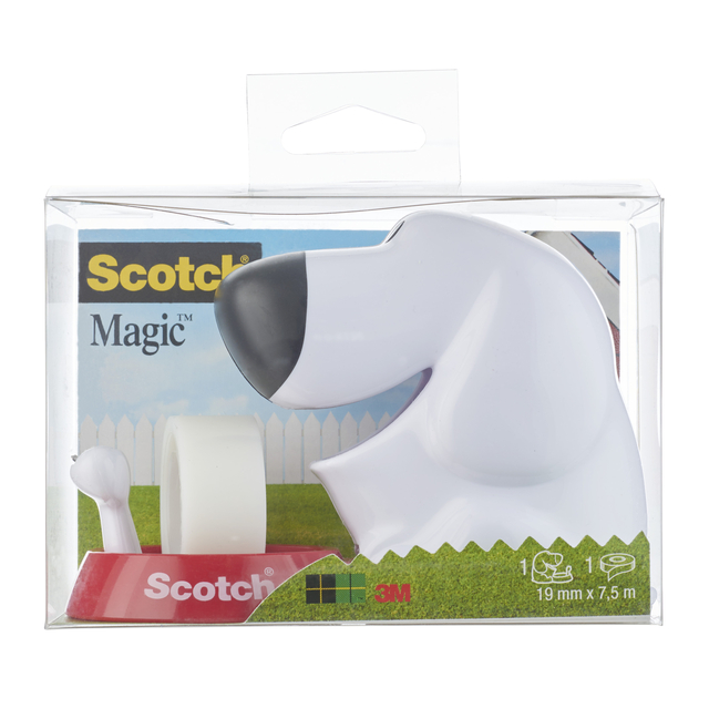 PLAKBANDHOUDER SCOTCH C31 HOND + 1ROL