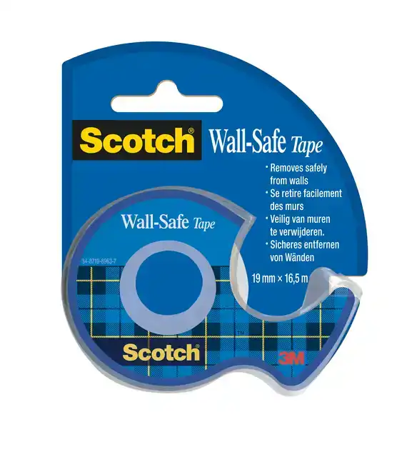 PLAKBAND SCOTCH 19MMX16.5M WALL SAFE +