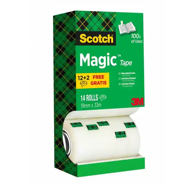 PLAKBAND SCOTCH MAGIC 810 19MMX33M MAT