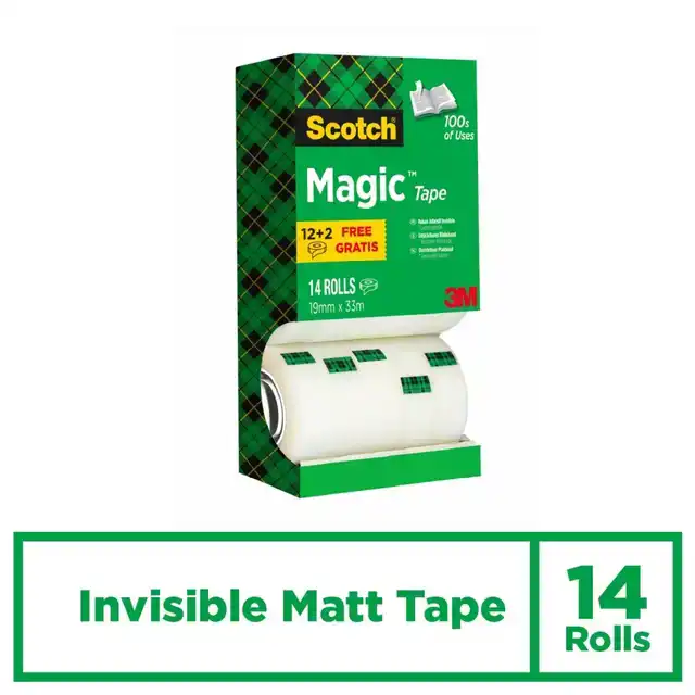 PLAKBAND SCOTCH MAGIC 810 19MMX33M MAT