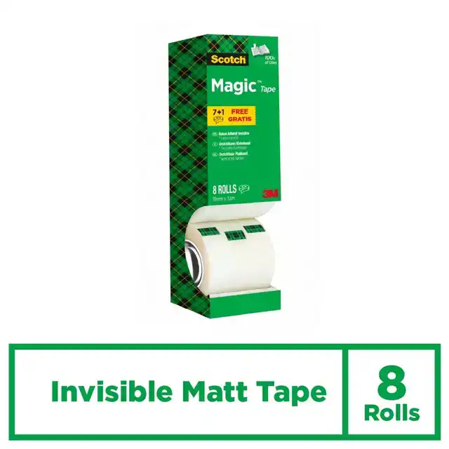 PLAKBAND SCOTCH MAGIC 810 19MMX33M MAT