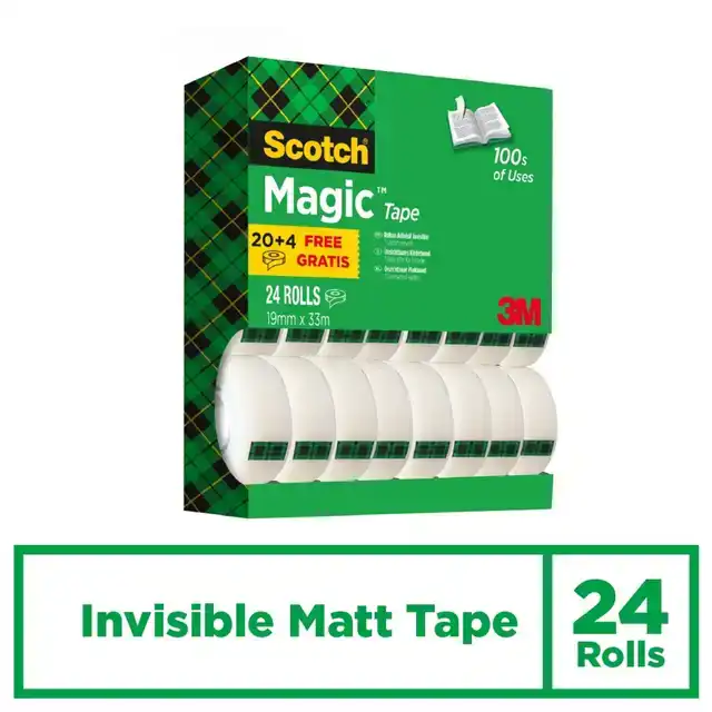 PLAKBAND SCOTCH MAGIC 810 19MMX33M MAT