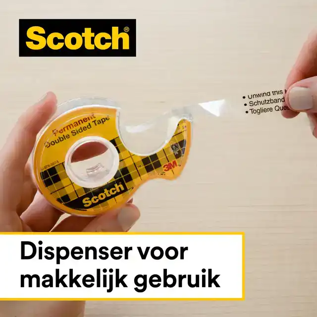PLAKBAND 3M SCOTCH 12.7MMX6.3MM MET