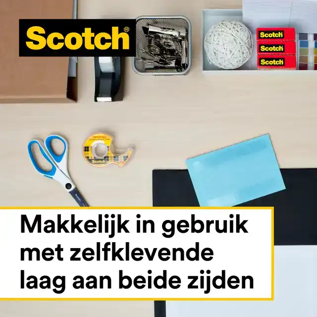PLAKBAND 3M SCOTCH 12.7MMX6.3MM MET