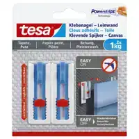 KLEVENDE SPIJKER TESA CANVAS BEHANG 1KG