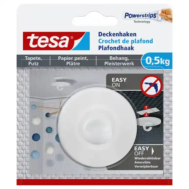 PLAFONDHAAK TESA BEHANG ZELFKL 0.5 KG