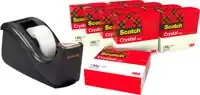 PLAKBAND SCOTCH CRYSTAL 600 19MMX33M TR