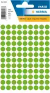 ETIKET HERMA 1848 ROND 8MM FLUOR GROEN