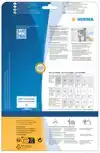 ETIKET HERMA 4224 A4 210X297MM FOLIE ZI