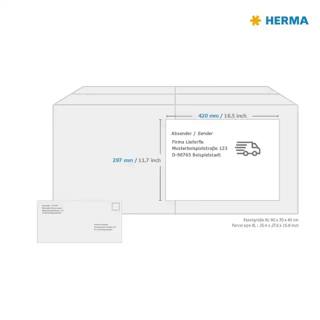 ETIKET HERMA 8692 A3 420X297MM 100ST