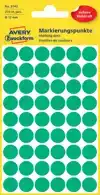 ETIKET AZ 3143 ROND 12MM GROEN 270STUKS