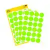 ETIKET AZ 3174 ROND 18MM LICHTGROEN