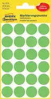 ETIKET AZ 3174 ROND 18MM LICHTGROEN