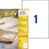 ETIKET AVERY LR3478 210X297MM A4 WIT