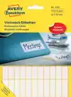 ETIKET AZ 3320 32X10MM WIT 1144STUKS
