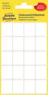 ETIKET AZ 3043 22X18MM WIT 120STUKS