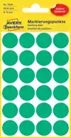 ETIKET AZ 3006 ROND 18MM GROEN 96STUKS
