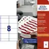 BADGEKAART AVERY L4728-20 60X90MM